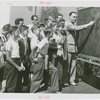 Sports - Football - Jim Crowley writing on blackboard