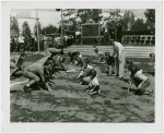 Sports - Football - Columbia football team playing against boys