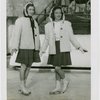 Sports - Ice Skating - Two women on ice skates