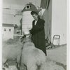 Sports - Ice Skating - Sandy Rice feeding sheep