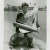 Sports - Miniature Boat Racing - Boy with model sailboat