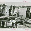 Sports - Miniature Boat Racing - Men tuning model boats