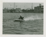 Sports - Motorboat Racing - Man in motorboat on Fountain Lake