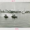 Sports - Motorboat Racing - Two men in motorboats on Fountain Lake
