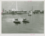 Sports - Motorboat Racing - Two men in motorboats on Fountain Lake