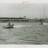 Sports - Motorboat Racing - Two men in motorboats on Fountain Lake