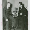 Sports - Rowing - Joe Burk and Grover Whalen with Diamond Sculls trophy