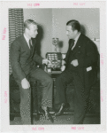 Sports - Rowing - Joe Burk and Grover Whalen with Diamond Sculls trophy