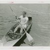 Sports - Rowing - Man in canoe