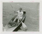 Sports - Rowing - Man in canoe