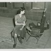 Sports - Self-Defense - Woman flipping man out of chair