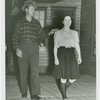 Sports - Self-Defense - Man tapping woman on shoulder