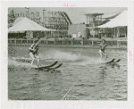 Sports - Waterskiing - Two men on water-skis