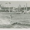 Sports - Waterskiing - Man waterskiing by his teeth