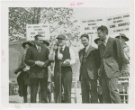 Sports - Whalen, Grover - On stage with Bill Terry, Mel Ott and Carl Hubbell