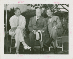 Sports - Whalen, Grover - Sitting with Harvey Gibson and other man