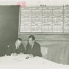 Standard Brands - Grover Whalen signing contract with S.R. Snapp