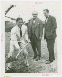 Standard Brands - Grover Whalen and others at groundbreaking