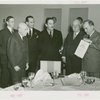 Standard Brands - Grover Whalen, Henry Kaltenbach with others at luncheon