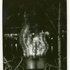 Sweden Participation - Sculptural fountain at night