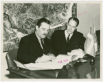 Sweden Participation - Grover Whalen and Martin Kastengren signing contract