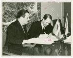 Sweden Participation - Grover Whalen and Martin Kastengren signing contract
