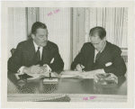 Sweden Participation - Grover Whalen and Martin Kastengren signing contract