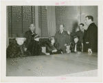 Sweden Participation - Grover Whalen with group of men and women