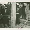 Swift Co. Participation - Grover Whalen and man sawing tree