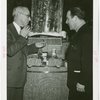 Swift Co. Participation - Charles Switt and Grover Whalen discussing hotdogs