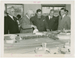 Switzerland Participation - Building - Albin Johnson showing Victor Nef and others Fair model