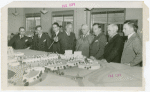 Switzerland Participation - Building - Albin Johnson showing Victor Nef and others Fair model