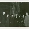 Temple of Religion - Charles Partridge, Grover Whalen, Mrs. Sydney Borg and others at first pile driving