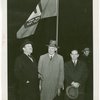 Temple of Religion - Grover Whalen with others at first pile driving