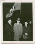 Temple of Religion - Grover Whalen with others at first pile driving