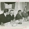 Temple of Religion - Events - Grover Whalen, John D. Rockefeller, Jr., Fiorello LaGuardia and William Church Osborn at luncheon