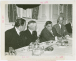 Temple of Religion - Events - Grover Whalen, John D. Rockefeller, Jr., Fiorello LaGuardia and William Church Osborn at luncheon