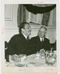 Temple of Religion - Events - Grover Whalen and John D. Rockefeller, Jr. at luncheon