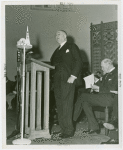 Temple of Religion - Events - Rabbi Louis Wolsey giving speech at dedication