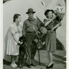 Tennessee Participation - Beauty queens and man with monkey and baby burro