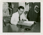 Tennessee Participation - Cooper, Prentice (Governor) - Signing guestbook