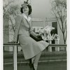 Tennessee Participation - Porter, Mary Nell (Maid of Cotton) - Sitting on railing