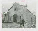 Texas Participation - Building - Two men outside exhibit