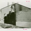 Textiles - Building - Fire - Scorched wall on roof