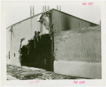 Textiles - Building - Fire - Scorched wall on roof