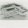 Theme Center - Democracity - Sketch of athletic center