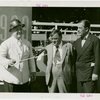 Theme Center - Trylon and Perisphere - Ceremonies - Ferde Grofe, Fiorello LaGuardia and Grover Whalen