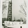 Theme Center - Trylon and Perisphere - Construction - Framework of Trylon