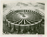 Theme Center - Trylon and Perisphere - Construction - Drum girder of Perisphere
