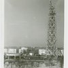Theme Center - Trylon and Perisphere - Construction - Framework of Trylon and Perisphere